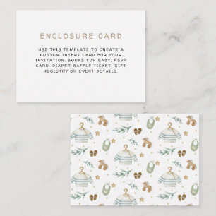 Neutrales Vintages Spielzeug Begleitkarte