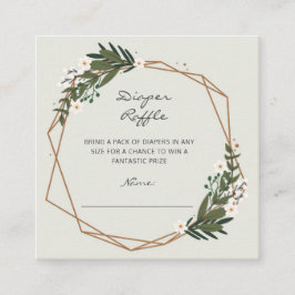 Neutrales Windeln-Kinderdusche für geometrische Ge Begleitkarte