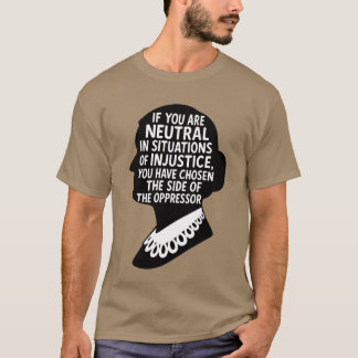 Neutralität gleicht Unterdrückung" in Silhouette T-Shirt