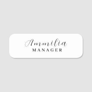Neutralmonogramm Modernes Minimalistisches Desig Namensschild