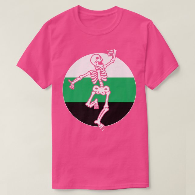Neutrois Gay Skeleton seual Identity Nonbinary  T-Shirt (Design vorne)