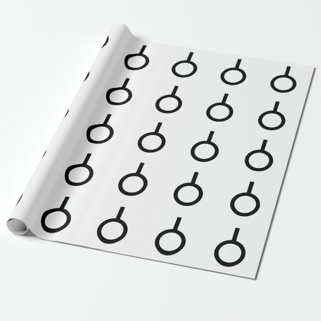 Neutrois Gender-Symbol Geschenkpapier (Ungerollt)