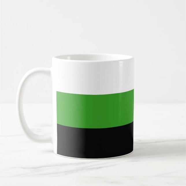 Neutrois Pride Flag Kaffeetasse (Links)