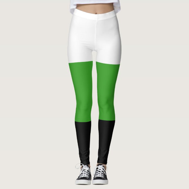 Neutrois Pride Flag Leggings (Vorderseite)