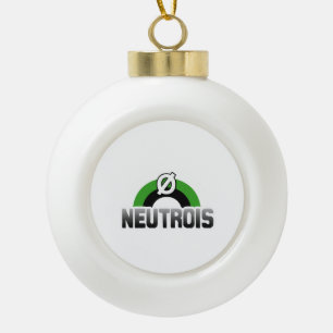 Neutrois Stolz Keramik Kugel-Ornament