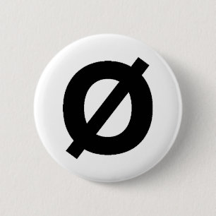 Neutrois Symbolknopf Button
