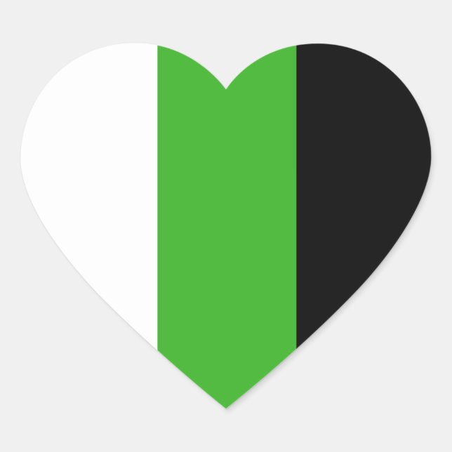 Neutroiskleber - Herzen Herz-Aufkleber (Vorderseite)