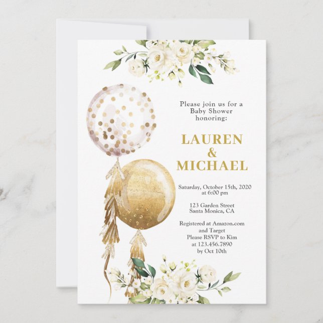 Neutronenblasen für das Geschlecht Einladung zur K (Vorderseite)