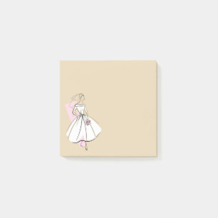 Neutronenquadrat der Mode-Bride Post-it Klebezettel