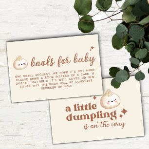 Neutronenwasserfarbe Kleine Dumpling Bücher für Ba Begleitkarte