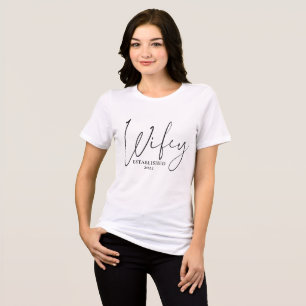 Neuverheiratet Just Wifey Tri-Blend Shirt