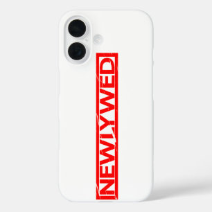 Neuverheiratete Briefmarke iPhone 16 Hülle