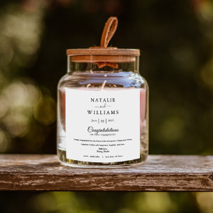 Neuverheiratete Verlobung Herzlichen Glückwunsch A Quadratischer Aufkleber