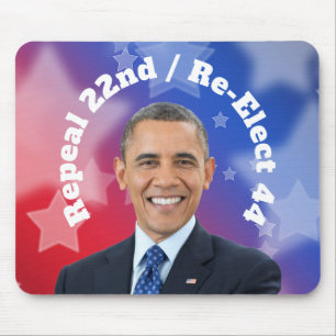 Neuwahl von Präsident Obama Mousepad