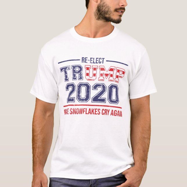 Neuwahl von Trump 2020 T-Shirt (Vorderseite)