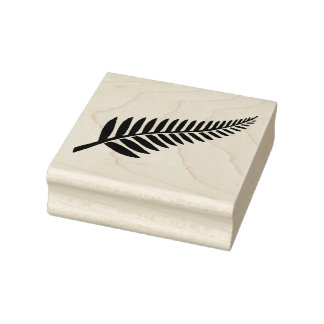 NEUZEALAND FERN RUBBER BRIEFMARKE GUMMISTEMPEL
