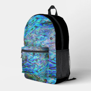 NEUZEALAND PAUA MUSCHEL BEDRUCKTER RUCKSACK