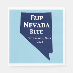 Nevada 2024 blau wählen serviette