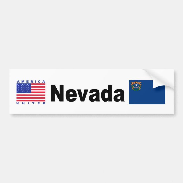Nevada Autoaufkleber (Vorne)