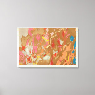 Nevada-Becken geologisch Leinwanddruck