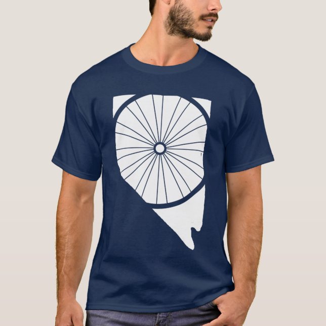 Nevada Bicycle NV Fahrrad NV Radfahren T-Shirt (Vorderseite)