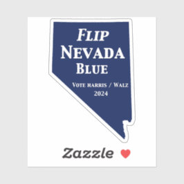 Nevada Blue im Jahr 2024 gedreht Aufkleber
