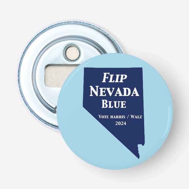 Nevada Blue im Jahr 2024 gedreht Flaschenöffner (Vorderseite)