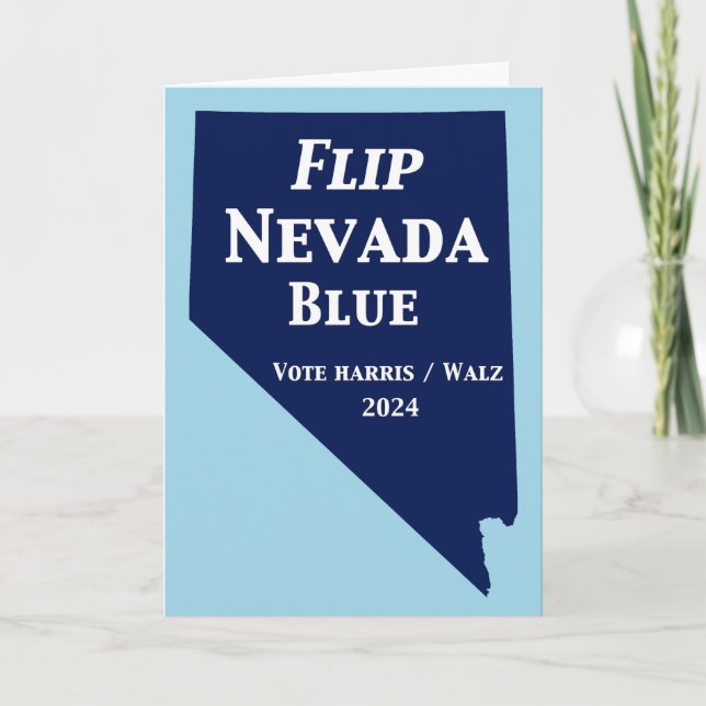 Nevada Blue im Jahr 2024 gedreht Karte (Vorderseite)