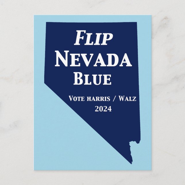 Nevada Blue im Jahr 2024 gedreht Postkarte (Vorderseite)