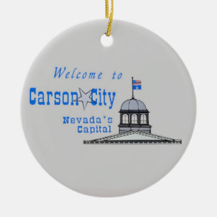 NEVADA Carson City Keramikornament