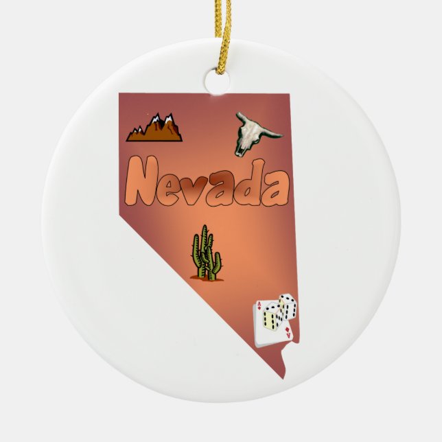 Nevada Christmas Tree Ornament (Vorne)