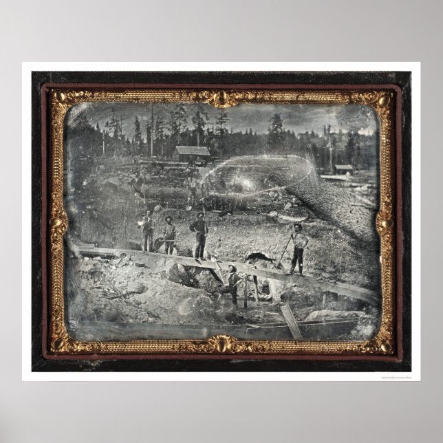 Nevada City, 1852 von Joseph Blaney Starkweath Poster (Vorne)