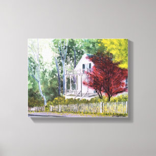 NEVADA CITY - FALL LEINWANDDRUCK