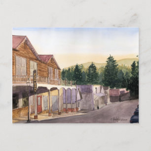 NEVADA CITY POST CARD POSTKARTE