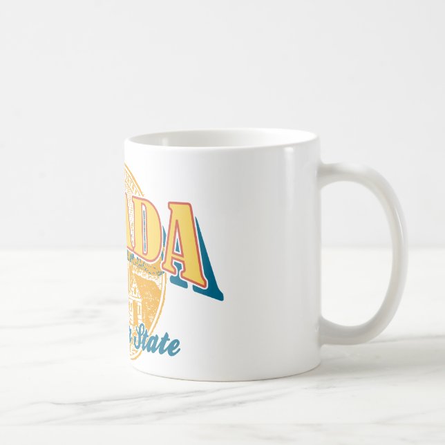 Nevada - Der Silberner Staat Kaffeetasse (Rechts)