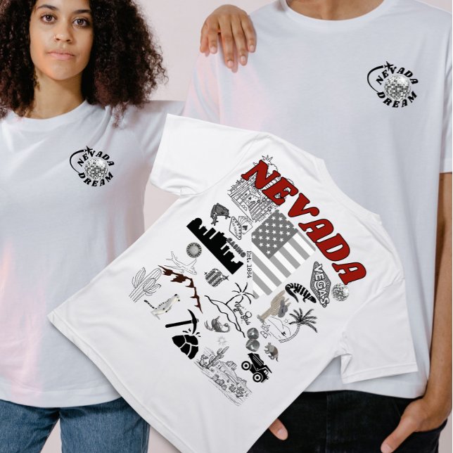 Nevada Dream Las Vegas White T-Shirt (Von Creator hochgeladen)