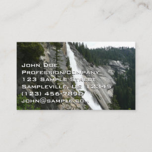 Nevada Falls im Yosemite National Park Visitenkarte