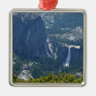 Nevada Falls vom Panorama Trail Silbernes Ornament