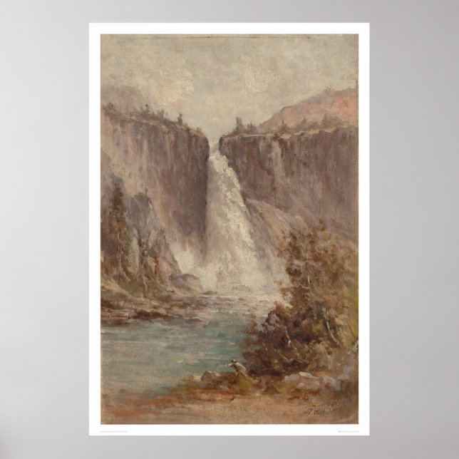 Nevada Falls, Yosemite (1252) Poster (Vorne)