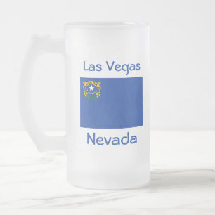 Nevada Flag Karte Stadt Tasse