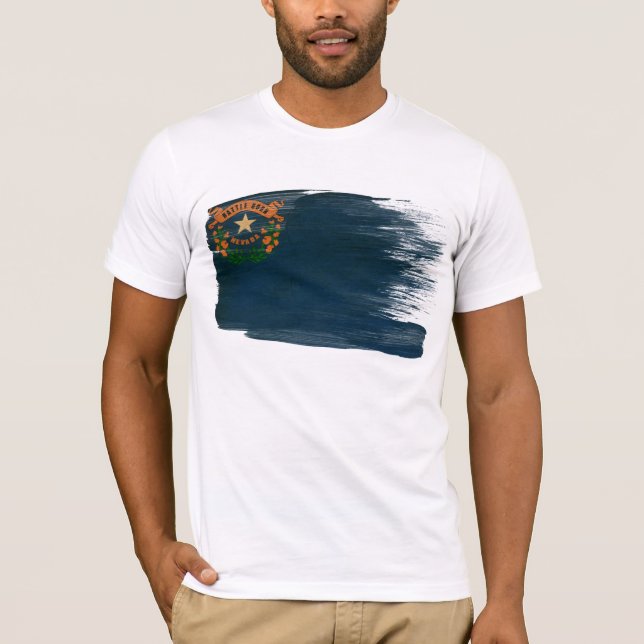 Nevada-Flaggen-T - Shirt (Vorderseite)