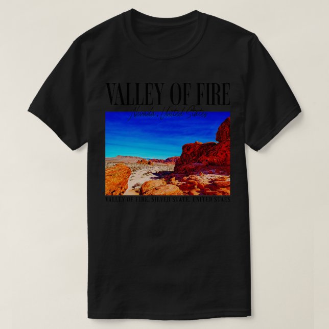 Nevada Fotografie T-Shirt (Design vorne)