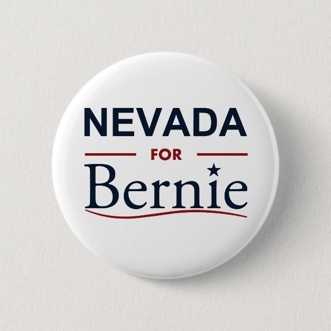 Nevada für Bernie Button (Vorderseite)