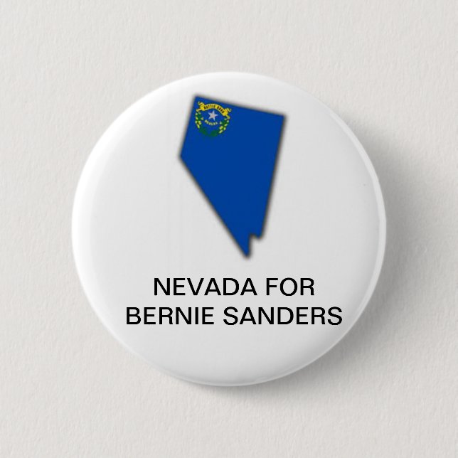 NEVADA für BERNIE SANDERS 2020 Button (Vorderseite)
