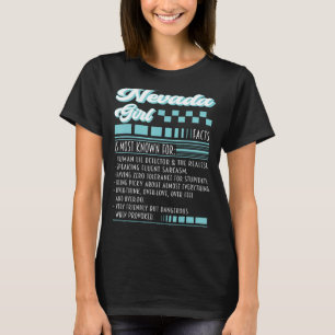 Nevada Girl Dress Human Lie Detector Nutrition Fac T-Shirt