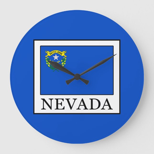 Nevada Große Wanduhr (Vorderseite)