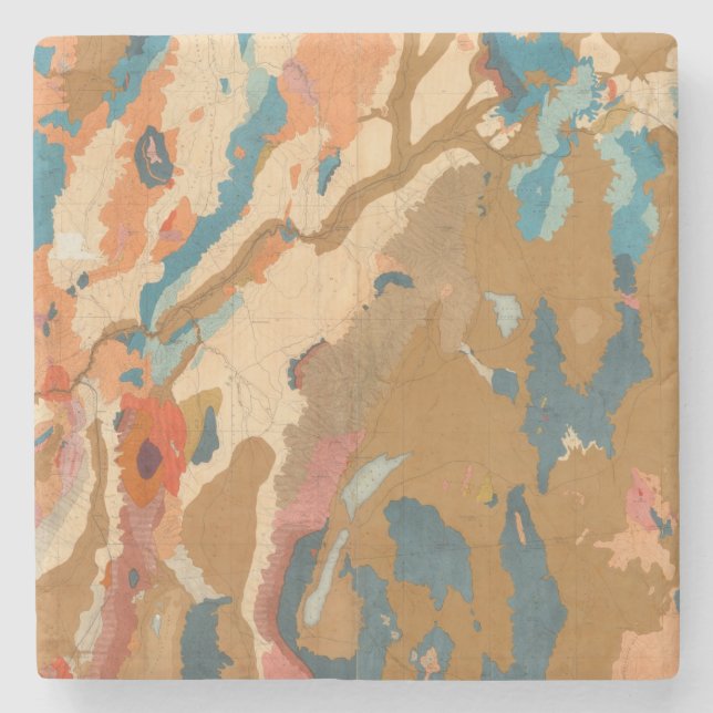 Nevada-Hochebene geologisch Steinuntersetzer (Vorderseite)