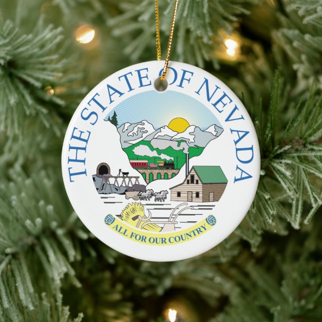 Nevada Keramik Ornament (Baum)