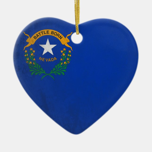 Nevada Keramik Ornament (Vorne)