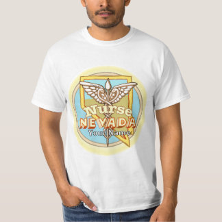 Nevada Krankenschwester Caduceus  T-Shirt